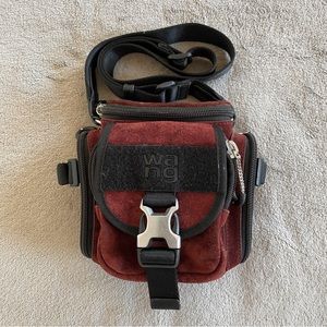 Alexander Wang suede camera bag